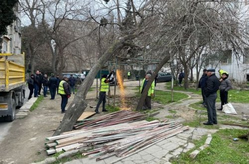 Nəsimi rayonunda yerləşən bu binalarda quruculuq və yenidənqurma işlərinə başlanılıb