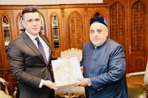 QMİ sədri Türkmənistan səfiri ilə görüşüb