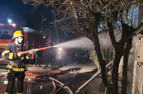 Göyçayda evdə partlayışla müşayiət olunan yanğın baş verib