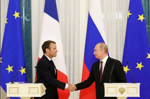 Makron: “Avropada təhlükəsizliyi yalnız dialoq təmin edə bilər”