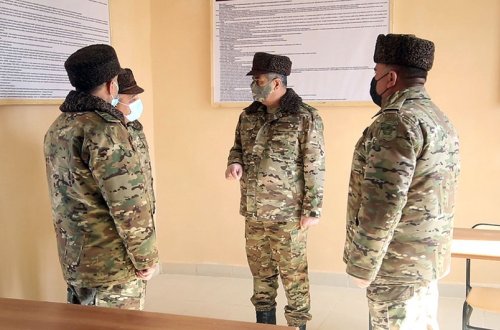 Zakir Həsənov Ümumqoşun Təlim Mərkəzində olub, tapşırıqlar verib