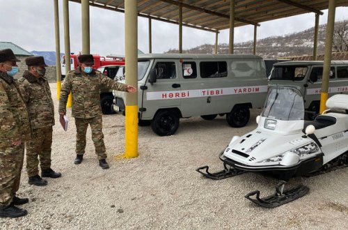 Zakir Həsənov nazirliyin rəhbər heyəti Laçına getdi - FOTO/VİDEO