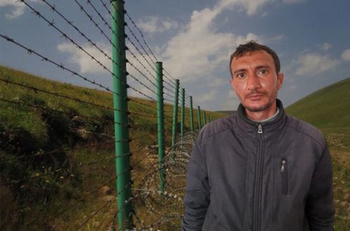 Гражданин Ирана заблудился и перешел границу Азербайджана - ФОТО