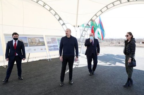 Ağdamda yeni yaşayış kompleksinin təməli qoyuldu