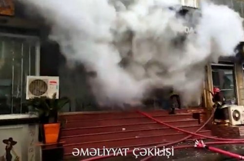 МЧС опубликовало кадры тушения пожара - ВИДЕО