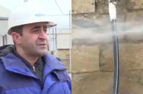В Баку мужчина продавал воду, незаконно подключившись к системе водоснабжения - ВИДЕО