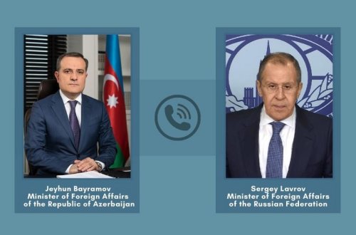 Ceyhun Bayramov və Sergey Lavrov arasında telefon danışığı olub