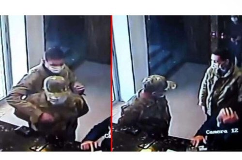 Əsgər dostu olduğunu düşünüb əlini çiyninə qoydu: Üzünə baxanda heyrətə gəldi - VİDEO