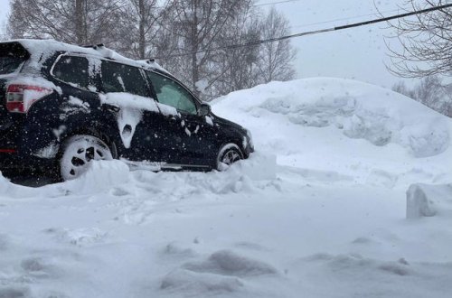 На севере Японии из-за снегопадов отменены сотни железнодорожных и авиарейсов - ФОТО/ВИДЕО