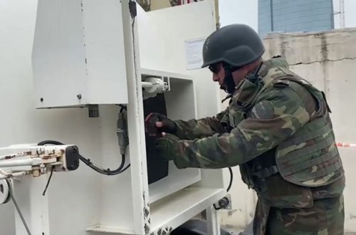 Bakıda əl qumbarası tapıldı - FOTO/VİDEO