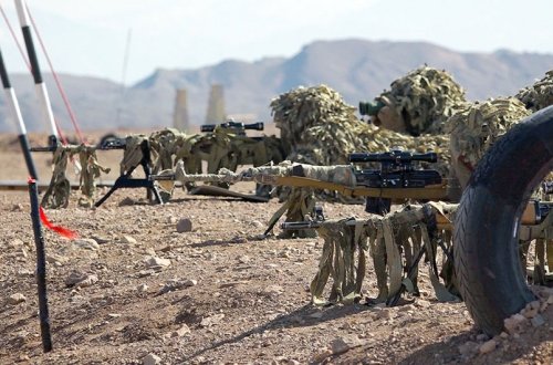 Əlahiddə Ümumqoşun Orduda snayperlərin peşəkarlığı artırılır