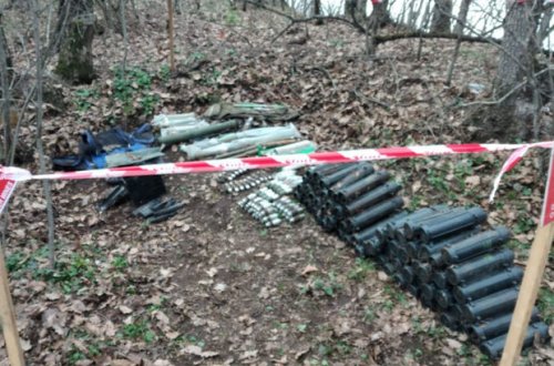 Xocavənddə xeyli sayda partlayıcı vasitələr aşkar edilib - FOTO