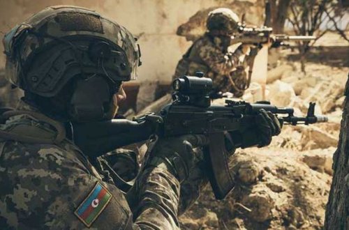 Подверглись обстрелу позиции азербайджанской армии