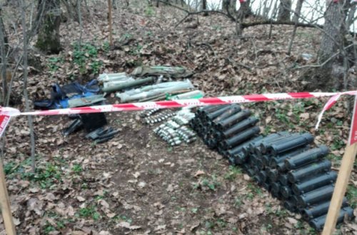 В Ходжавенде обнаружено большое количество боеприпасов - ФОТО