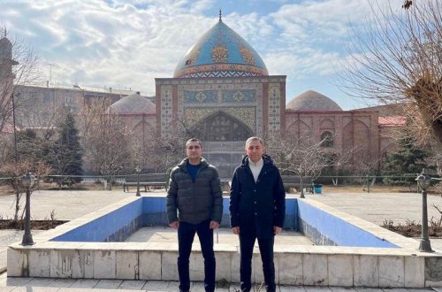 Milli Məclisin deputatları İrəvanda Göy məscidi ziyarət ediblər - FOTO