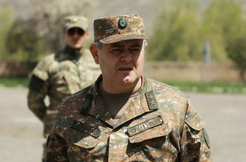 Ermənistanın baş qərargah rəisi vəzifəsindən azad edildi