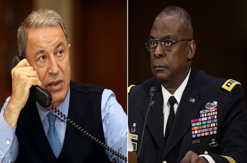 Akar ABŞ müdafiə naziri ilə Ukraynadakı vəziyyəti müzakirə edib