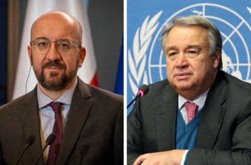 BMT Baş katibi və Aİ Şurasının Prezidenti Ukraynanı müzakirə ediblər