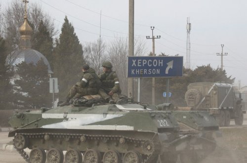 Rusiya qoşunları Ukraynanın Xerson şəhərinə girib
