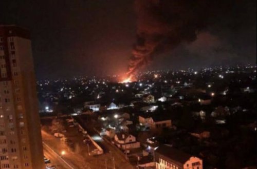 Kiyev bombalanır - FOTO/VİDEO