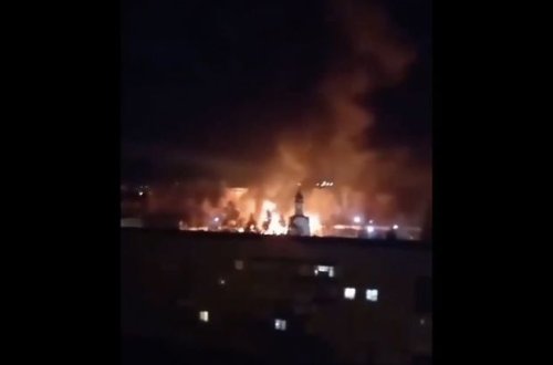 Ukraynada şiddətli gecə döyüşləri - VİDEO