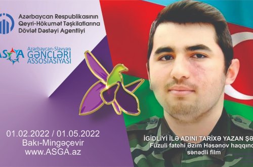 ASGA daha bir şəhidimizlə bağlı film çəkəcək