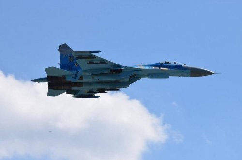 Xarkov səmasında Rusiya təyyarəsinin vurulmasının videosu yayılıb