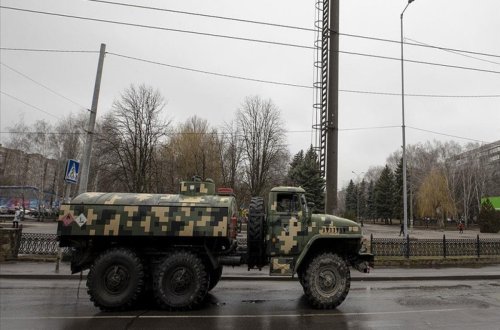 Kiyev regionunda ehtiyatda olan hərbçilərə 18 min silah-sursat paylanıb