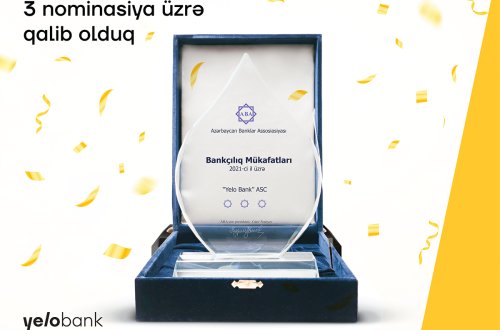 Yelo Bank 3 mükafata layiq görüldü