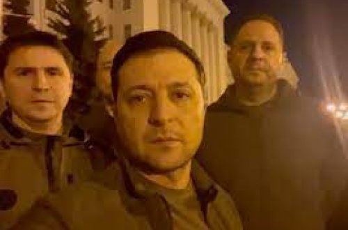 Zelenski Kiyevi tərk etmədiyini açıqlayıb -VİDEO