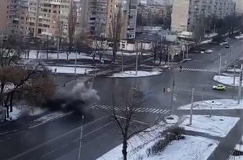 Xarkovdan son xəbər: Şəhər bombalanır - VİDEO