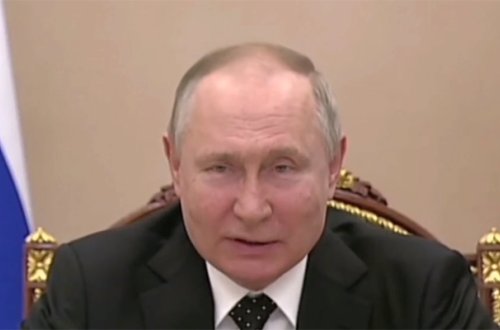 Putin sanksiyalarla bağlı iclas keçirir - Video