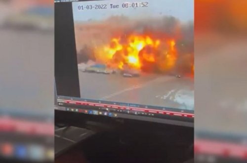 Xarkovun raket atəşinə tutulması zamanı Azərbaycan konsulluğunun binasına ziyan dəyməyib