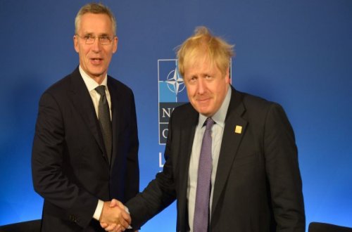 Boris Conson və NATO baş katibi Estoniyada görüşüb