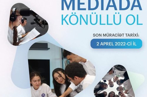 “Media könüllüləri” Proqramına yenidən qeydiyyat başladı!