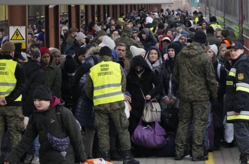 Ukraynadan 600 mindən çox qaçqın Polşaya daxil olub
