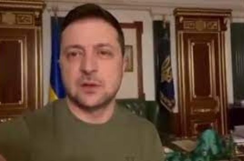 Ukrayna Prezidenti ölkəni tərk etməsi barədə xəbərləri təkzib edib