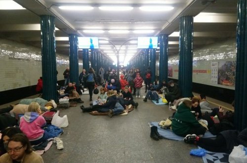 Ukraynada insanların sığındığı metronu partlatmaq istəyən diversant saxlanılıb