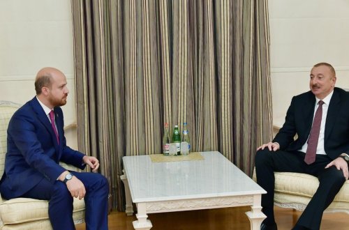 Prezident Bilal Ərdoğanı qəbul etdi - YENİLƏNİB