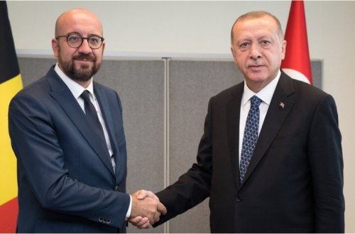 Ərdoğanla Şarl Mişel Ukraynadakı durumu müzakirə ediblər