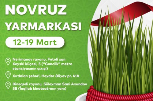 “Kənddən Şəhərə” yarmarkaları 12-19 mart tarixlərində fasiləsiz fəaliyyət göstərəcək