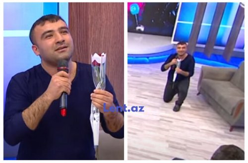 Arvadı ilə barışmaq üçün diz çökdü, qayınanasından ÜZR İSTƏDİ - VİDEO