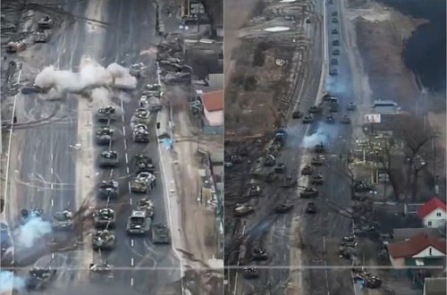 Brovar döyüşlərinə səmadan baxış: “Bayraktar”lar yenə iş başında - VİDEO