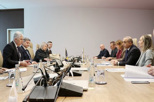 Azay Quliyev Bosniya və Herseqovina Prezidenti ilə görüşüb