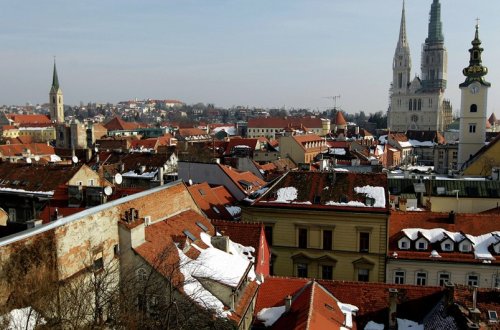 Xorvatiyanın paytaxtına naməlum obyekt düşüb, partlayış olub