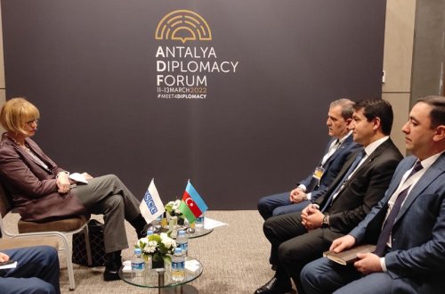 Ceyhun Bayramov ATƏT-in Baş katibi ilə görüşüb