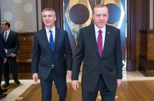 Ərdoğan NATO-nun baş katibi ilə görüşdü