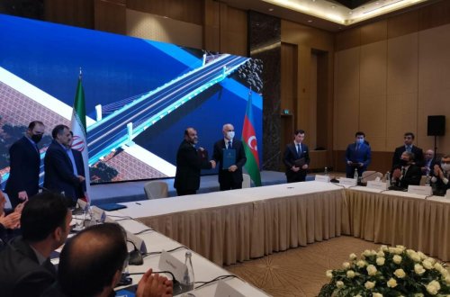 Azərbaycan və İran arasında Anlaşma Memorandumu imzalandı - FOTO