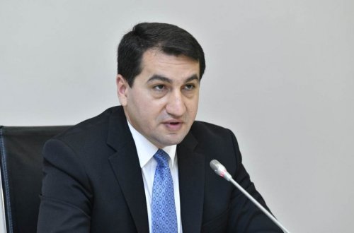Hikmət Hacıyev qanunsuz erməni silahlıları tərəfindən atəşkəsin pozulmasına münasibət bildirib