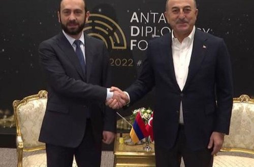 Antalyada Türkiyə və Ermənistan XİN rəhbərlərinin görüşü başlayıb